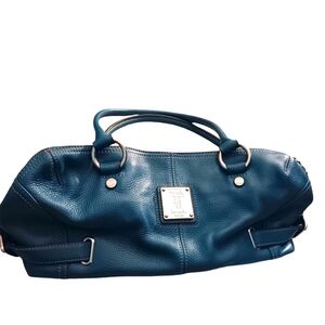 Tignanello Blue Hobo Style Handbag